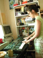 Jane and keyboard