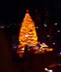 the christmas tree at the odaiba mall