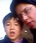 yokote city's kosaka's boykid and me mugging for the cam