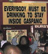 gas panic - everyone must drink